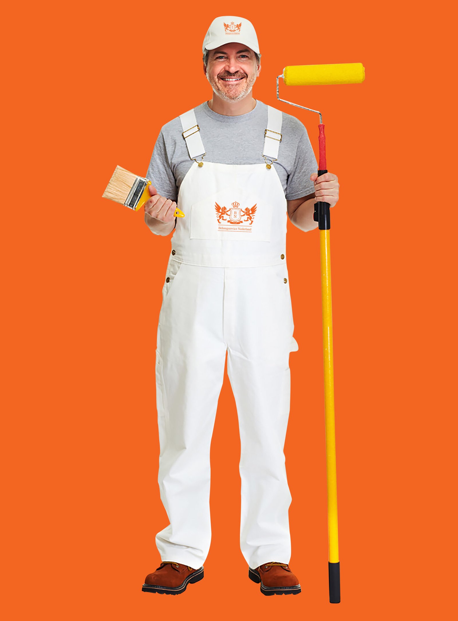 Dit is geert eigenaar van behangbedrijf Behanger Zwolle.