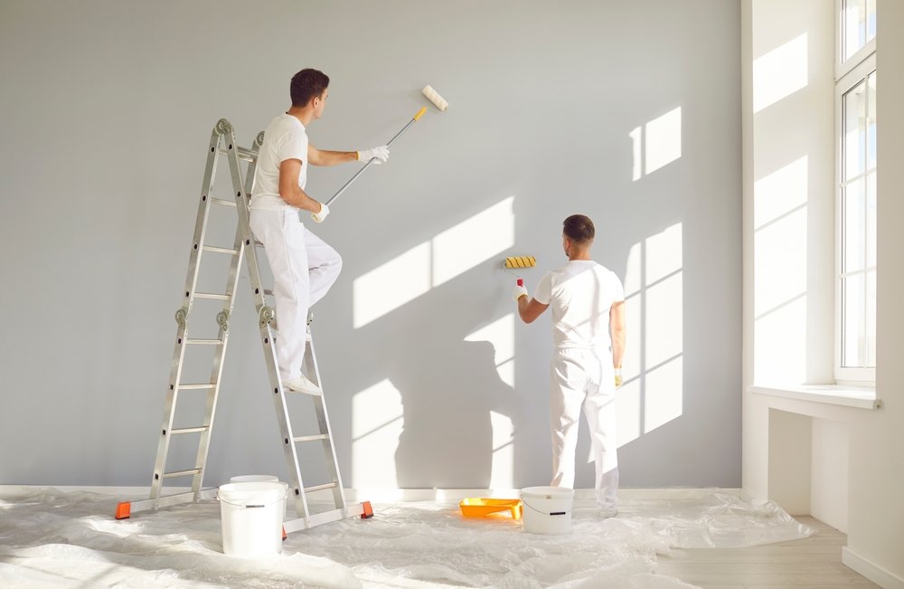 Dit is het resultaat van glasvliesbehang laten aanbrengen in je nieuwbouwwoning in Zwolle.